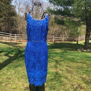 Marchesa Notte lace and embellished nettin…